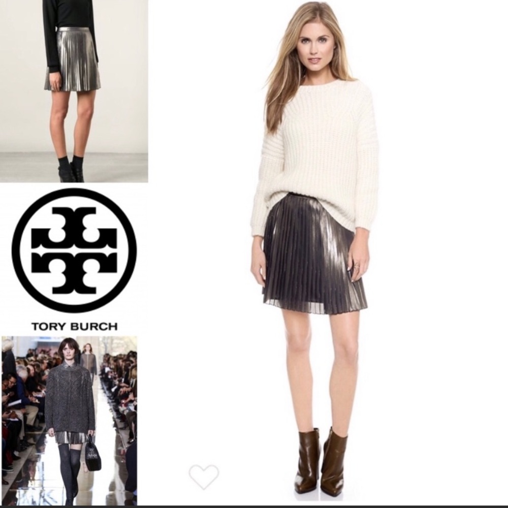 Tory Burch Metallic Audra Skirt